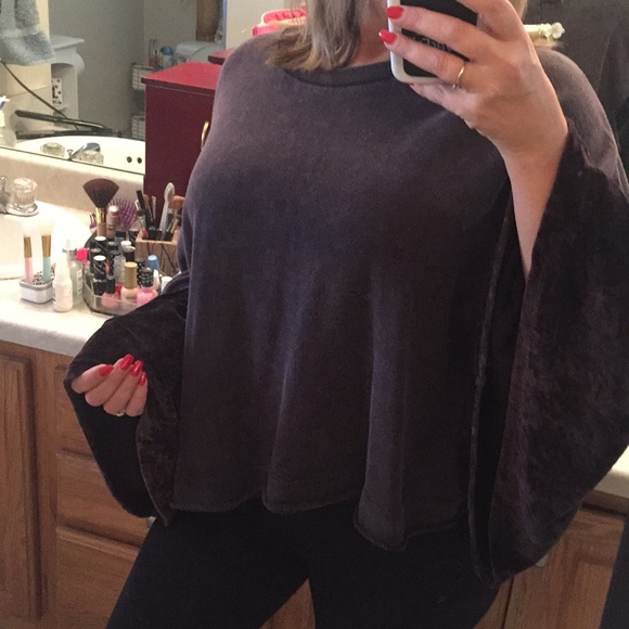 Free people velvet bell sleeve - Picture 5 of 8